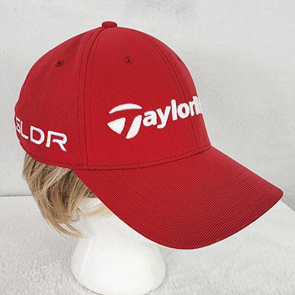 TaylorMade SLDR Tour Preferred Red White Golf Baseball Cap. EUC. One size - Picture 2 of 10